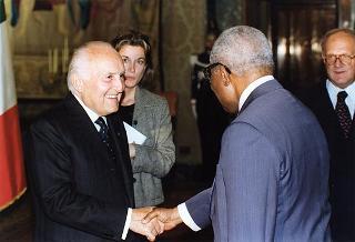 Incontro con il Presidente della Repubblica del Congo Pascal Lissouba