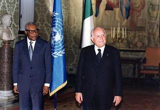 Incontro con il Presidente della Repubblica del Congo Pascal Lissouba