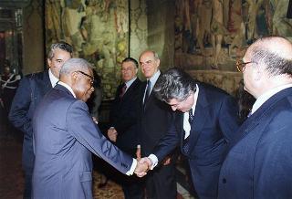Incontro con il Presidente della Repubblica del Congo Pascal Lissouba