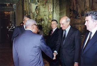 Incontro con il Presidente della Repubblica del Congo Pascal Lissouba
