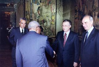 Incontro con il Presidente della Repubblica del Congo Pascal Lissouba