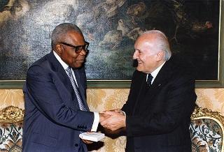 Incontro con il Presidente della Repubblica del Congo Pascal Lissouba