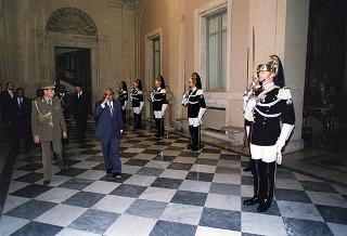 Incontro con il Presidente della Repubblica del Congo Pascal Lissouba