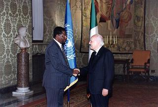 Incontro con il Primo Ministro del Commonwealth di Dominica Edison James