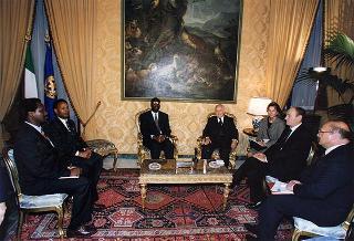 Incontro con il Primo Ministro della Repubblica di Burundi Firmin Ndimira