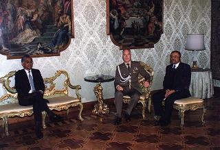 Incontro con il Presidente della Repubblica del Madagascar Norbert Ratsirahonana