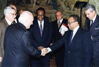 Incontro con il Presidente della Repubblica del Sudan Omar Hassan Ahmad Al-Bashir