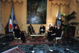 Incontro con il Presidente della Repubblica del Sudan Omar Hassan Ahmad Al-Bashir