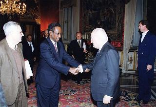 Incontro con il Presidente della Repubblica del Sudan Omar Hassan Ahmad Al-Bashir