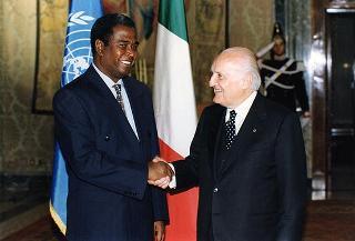 Incontro con il Presidente della Repubblica del Capo Verde Antonio Mascarenhas Monteiro
