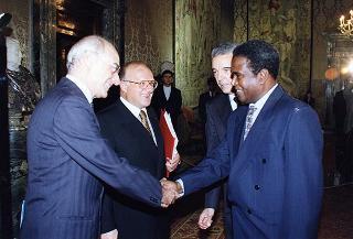 Incontro con il Presidente della Repubblica del Capo Verde Antonio Mascarenhas Monteiro