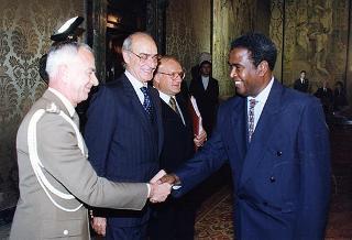 Incontro con il Presidente della Repubblica del Capo Verde Antonio Mascarenhas Monteiro
