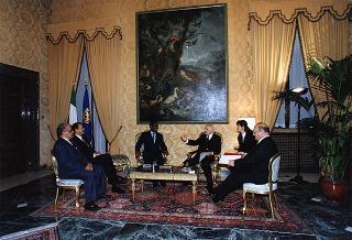 Incontro con il Presidente della Repubblica del Capo Verde Antonio Mascarenhas Monteiro