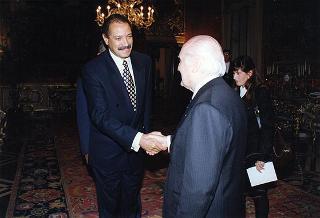 Incontro con il Presidente della Repubblica del Capo Verde Antonio Mascarenhas Monteiro