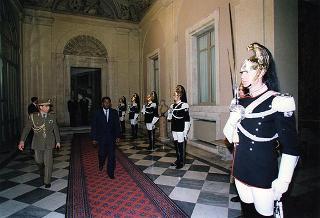 Incontro con il Presidente della Repubblica del Capo Verde Antonio Mascarenhas Monteiro
