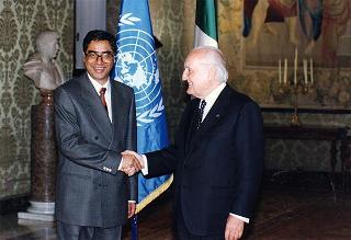 Incontro con il Primo Ministro del Regno del Nepal Sher Bahadur Deuba