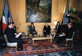 Incontro con il Primo Ministro del Regno del Nepal Sher Bahadur Deuba