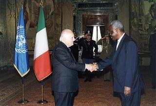 Incontro con il Presidente della Repubblica del Benin Mathieu Kérékou