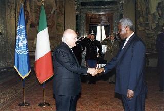 Incontro con il Presidente della Repubblica del Benin Mathieu Kérékou