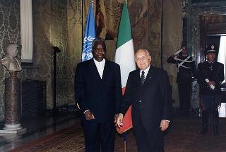 Incontro con il Presidente della Repubblica del Benin Mathieu Kérékou