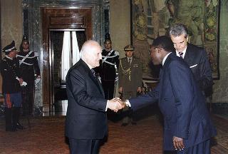 Incontro con il Presidente della Repubblica del Benin Mathieu Kérékou