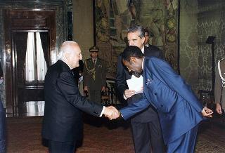 Incontro con il Presidente della Repubblica del Benin Mathieu Kérékou