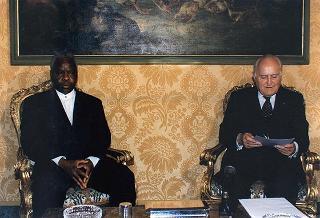 Incontro con il Presidente della Repubblica del Benin Mathieu Kérékou