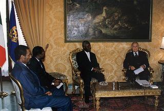 Incontro con il Presidente della Repubblica del Benin Mathieu Kérékou