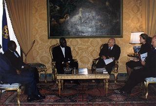 Incontro con il Presidente della Repubblica del Benin Mathieu Kérékou
