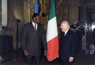 Incontro con il Presidente del Burkina Faso Blaise Campaorè