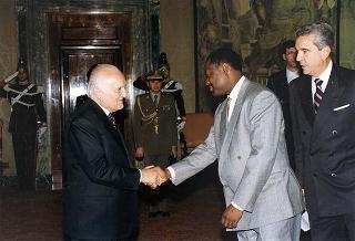Incontro con il Presidente del Burkina Faso Blaise Campaorè