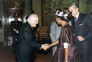 Incontro con il Presidente del Burkina Faso Blaise Campaorè