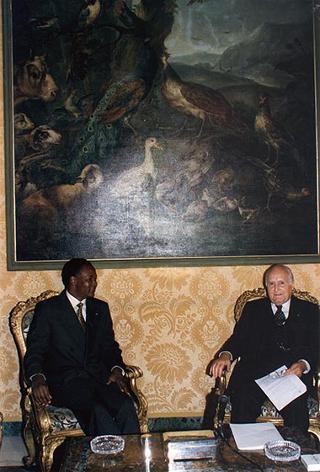 Incontro con il Presidente del Burkina Faso Blaise Campaorè