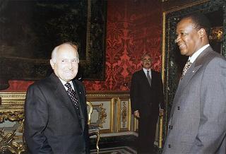 Incontro con il Presidente del Burkina Faso Blaise Campaorè