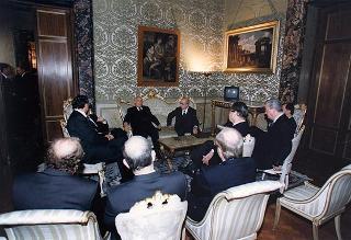 Roma, Palazzo Spada: intervento del Presidente della Repubblica, in forma ufficiale, alla cerimonia di insediamento del presidente del Consiglio di Stato prof. Renato Laschena