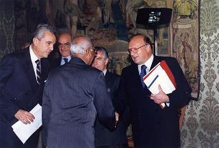 Incontro con il Presidente della Repubblica Cooperativistica della Guyana Cheddi Jagan