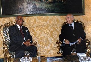 Incontro con il Presidente della Repubblica Cooperativistica della Guyana Cheddi Jagan