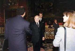 Incontro con il Presidente della Repubblica Cooperativistica della Guyana Cheddi Jagan