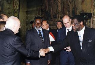 Incontro con il Presidente della Repubblica di Namibia Sam Nujoma