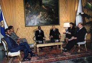 Incontro con il Presidente della Repubblica di Haiti René Preval