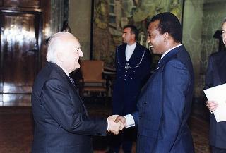 Incontro con il Presidente della Repubblica del Ciad Idriss Deby