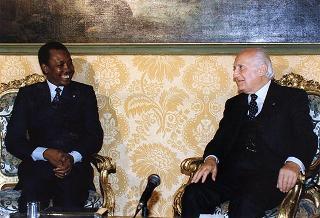 Incontro con il Presidente della Repubblica del Ciad Idriss Deby