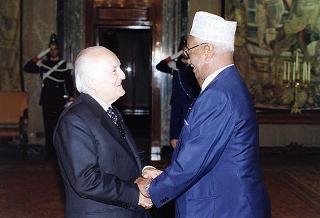 Incontro con il Presidente della Repubblica del Gibuti Hassan Gouled