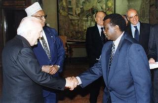 Incontro con il Presidente della Repubblica del Gibuti Hassan Gouled