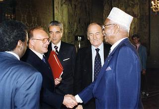 Incontro con il Presidente della Repubblica del Gibuti Hassan Gouled