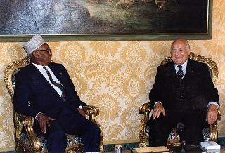 Incontro con il Presidente della Repubblica del Gibuti Hassan Gouled