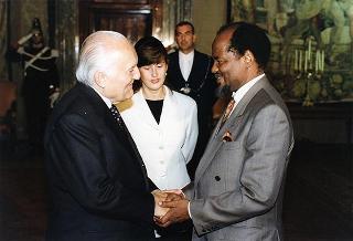 Incontro con il Presidente della Repubblica del Mozambico Joaquim Alberto Chissano