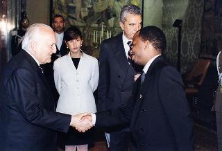 Incontro con il Presidente della Repubblica del Mozambico Joaquim Alberto Chissano