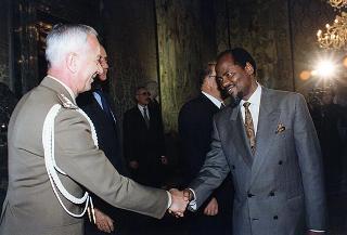 Incontro con il Presidente della Repubblica del Mozambico Joaquim Alberto Chissano