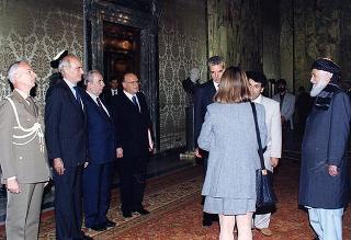 Incontro con il Presidente dello Stato Islamico dell'Afghanistan Burhanuddin Rabbani